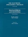 Book The Electronic Spreadsheet Program For Use With Managerial Accounting free