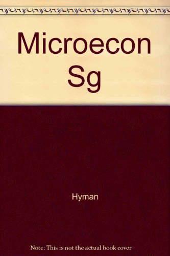 Book Study Guide for Use With Microeconomics free