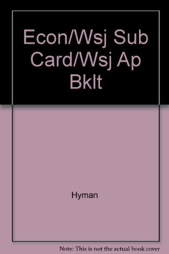 Book Econ/wsj Sub Card/wsj AP Bklt free