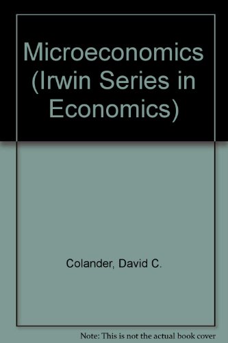 Book Microeconomics (irwin Series In Economics) free