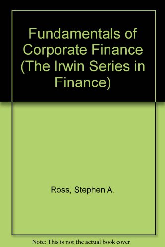 Book Fundamentals of Corporate Finance (The Irwin Series in Finance) free