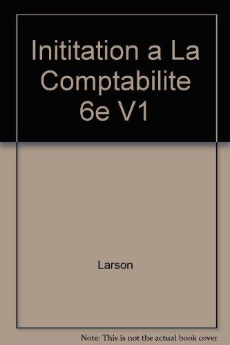 Book Initiation A La Comptabilite Financiere (french Edition) free