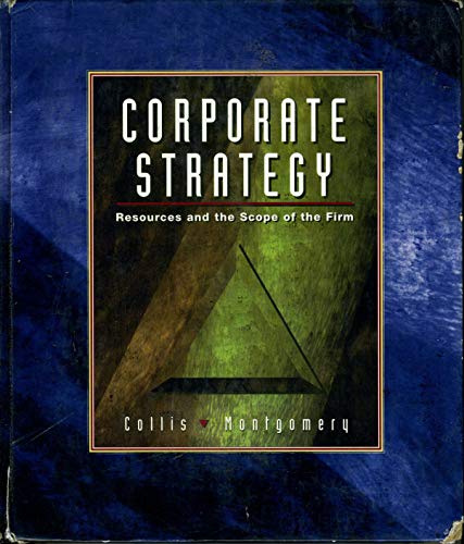 Book Corporate Strategy: Resources and The Scope of The Firm free