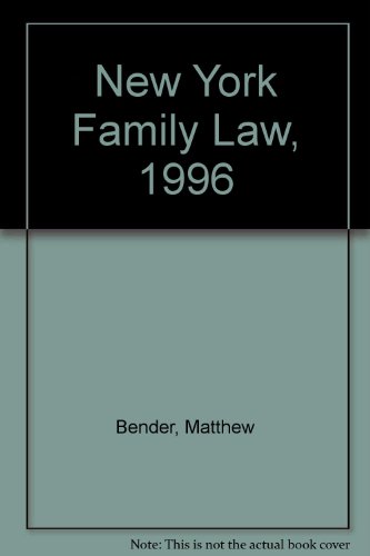 Book New York Family Law, 1996: Yellowbook free