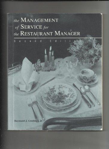 Book The Management of Service for the Restaurant Manager free