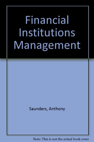 Book Financial Institutions Management free