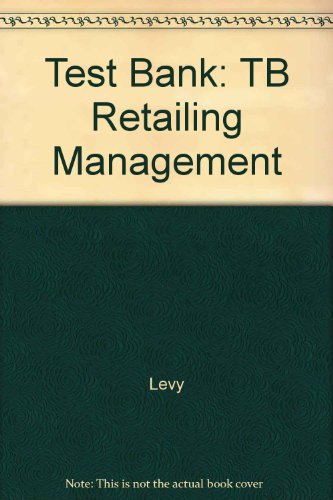 Book Test Bank: Tb Retailing Management free