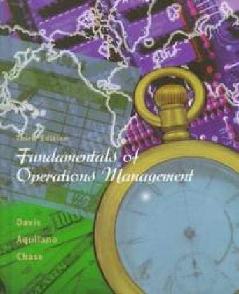 Book Fundamentals of Operations Management (Irwin/Mcgraw-Hill Series in Operations and Decision Sciences) free