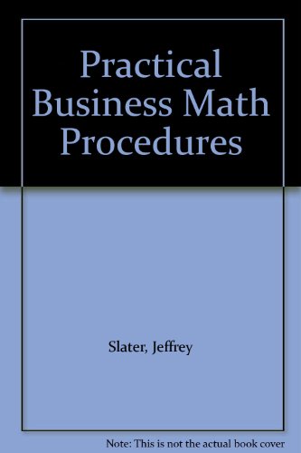 Book Practical Business Math Procedures free