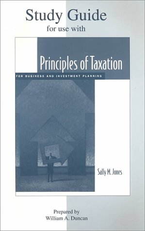 Book Study Guide For Use With Principles of Taxation for Business and Investment Planning free