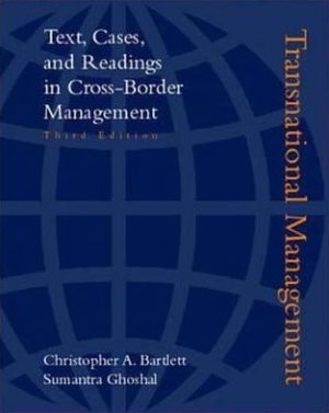 Book Transnational Management:Text, Cases, and Readings In Cross Border Management free