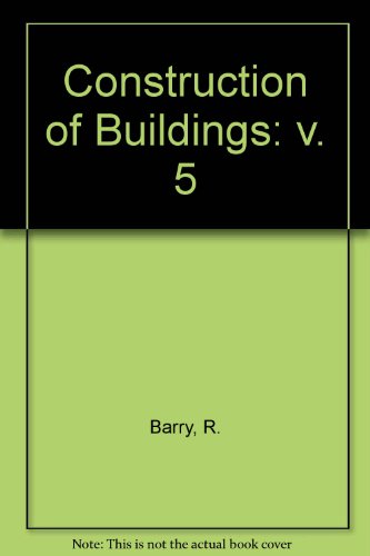 Book Construction of Buildings: v. 5 free