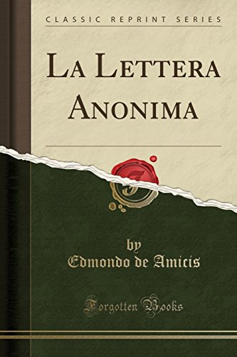 Book La Lettera Anonima (Classic Reprint) (Italian Edition) free
