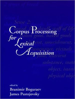 Book Corpus Processing for Lexical Acquisition free