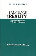 Book Language and Reality - 2nd Edition: An Introduction to the Philosophy of Language free