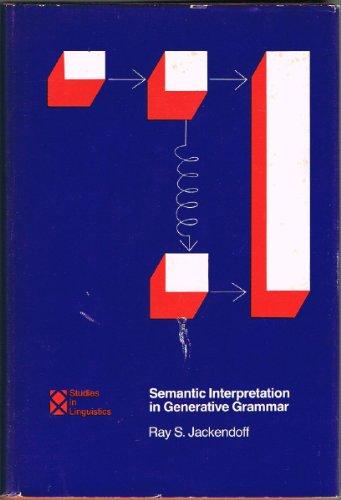 Book Semantic Interpretation in Generative Grammar free