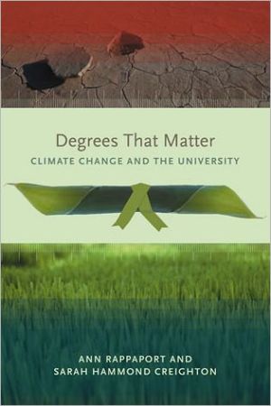 Book Degrees That Matter: Climate Change and the University (Urban and Industrial Environments) free