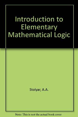 Book Introduction to Elementary Mathematical Logic free