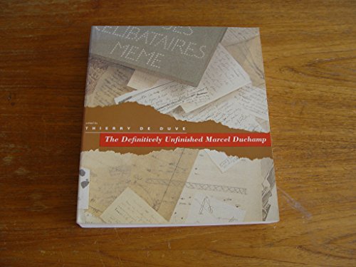 Book The Definitively Unfinished Marcel Duchamp free