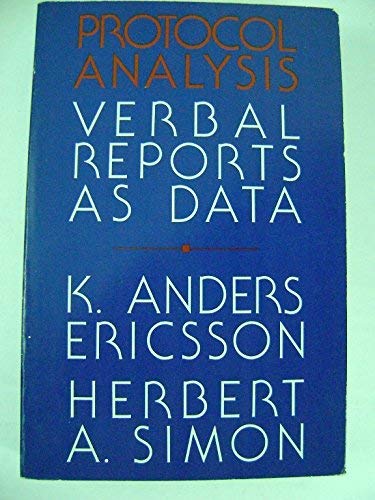 Book Protocol Analysis: Verbal Reports As Data (bradford Books) free