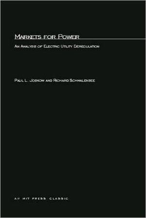 Book Markets for Power: An Analysis of Electric Utility Deregulation (MIT Press) free