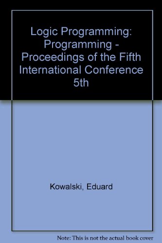 Book Logic Programming: The 5th International Conference & Symposium free