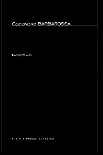 Book Codeword Barbarossa (MIT Press) free