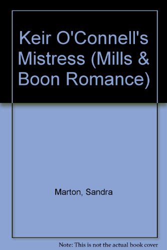 Book Keir O'Connell's Mistress (A Harlequin Romance) free