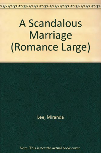 Book A Scandalous Marriage (romance Large) free