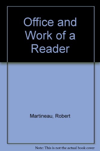 Book Office And Work Of A Reader free