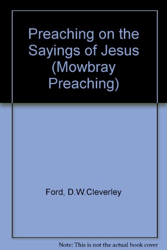 Book Preaching on the Sayings of Jesus free