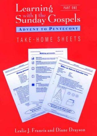 Book Learning With Sunday Gospels Worksheets: Part I: Advent To Pentecost (pt.1) free
