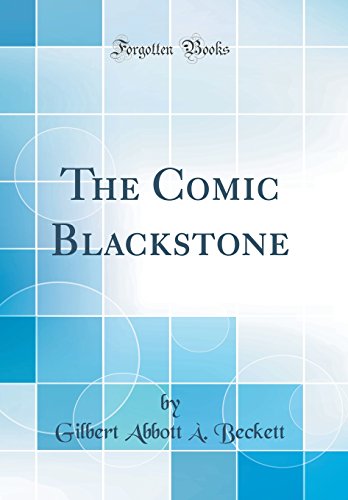 Book The Comic Blackstone (classic Reprint) free
