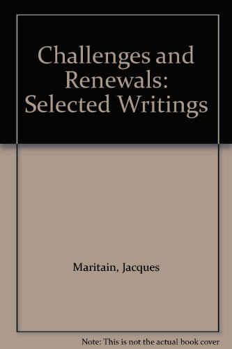 Book Challenges And Renewals: Selected Writings free