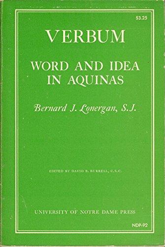 Book Verbum: Word and Idea in Aquinas free