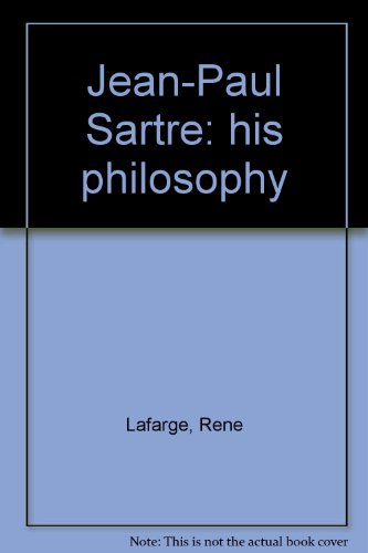 Book Jean-Paul Sartre:His Philosophy: His Philosophy free