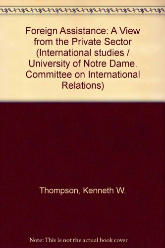 Book Foreign Assistance: A View from the Private Sector free