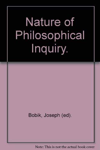 Book The Nature of Philosophical Inquiry free