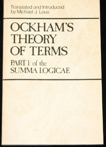 Book Ockham's Theory of Terms: Part 1 of the Summa Logicae free