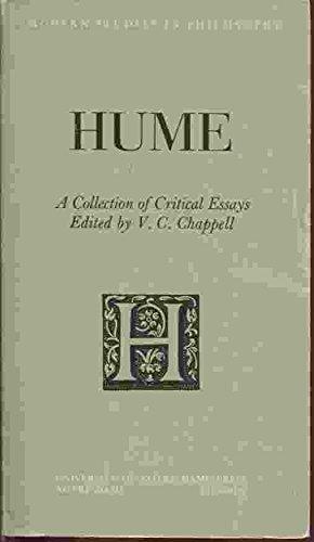 Book Hume a Collection of Critical Essays free