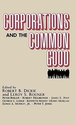 Book Corporations and the Common Good free