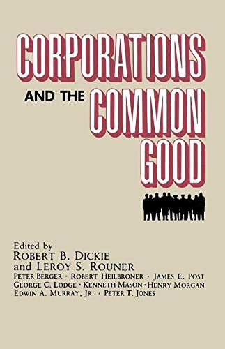 Book Corporations And The Common Good free