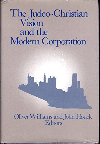 Book Judeo-christian Vision And The Modern Corporation free