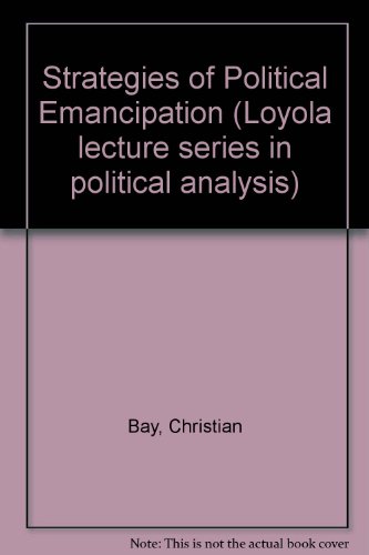 Book Strategies of Political Emancipation free