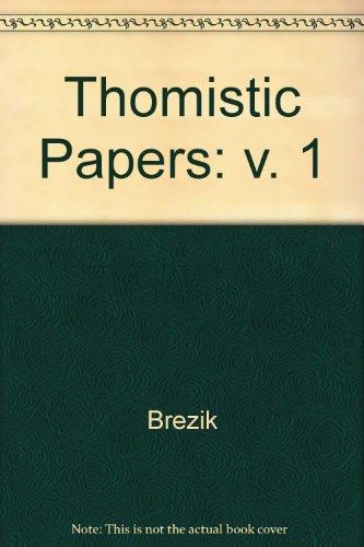 Book Thomistic Papers free