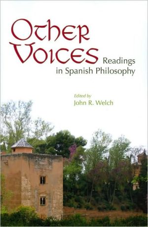Book Other Voices: Readings in Spanish Philosophy free