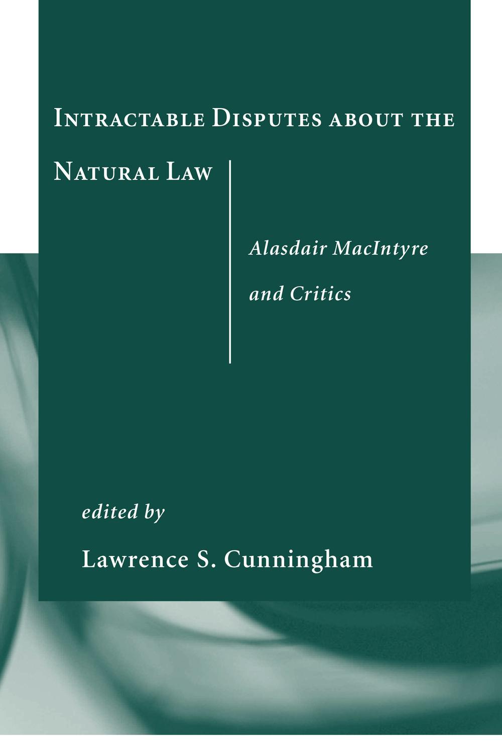 Book Intractable Disputes about the Natural Law free