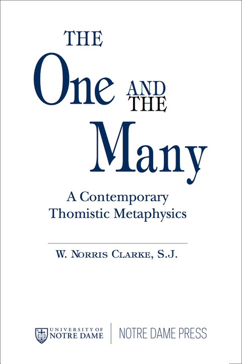 Book The One and the Many free