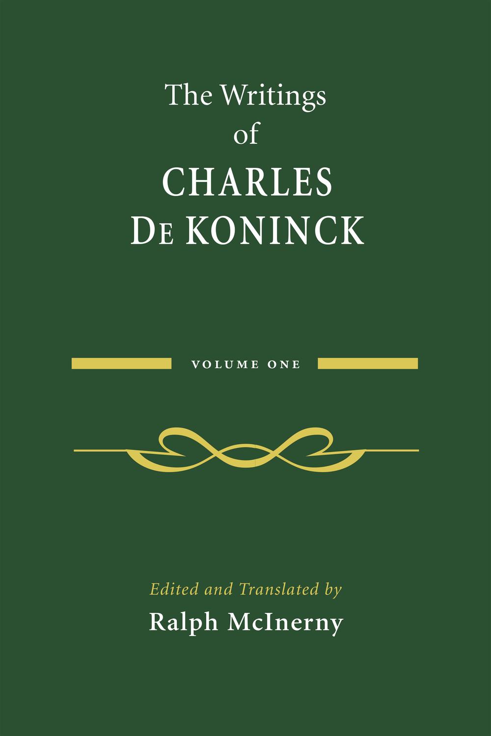 Book The Writings of Charles De Koninck free