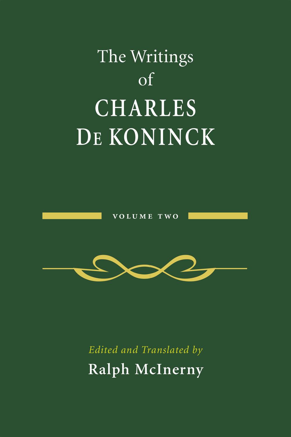 Book The Writings of Charles De Koninck free